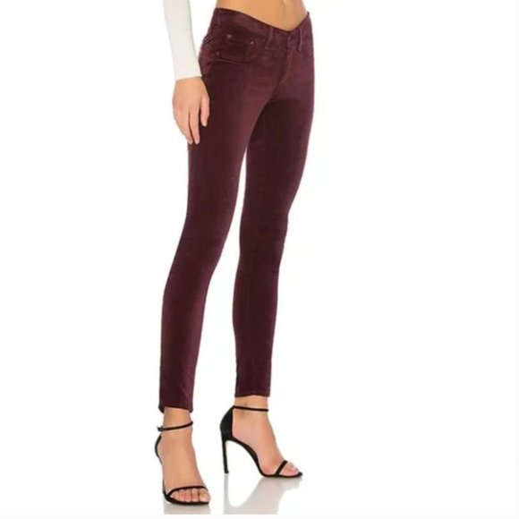 rag & bone Denim - rag & bone Velvet Skinny Jeans